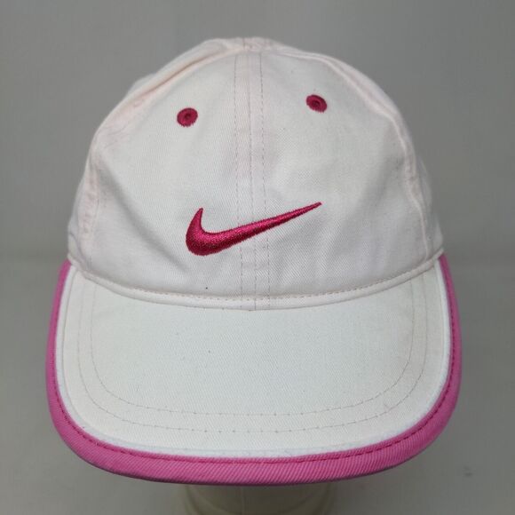 Nike Girl's Strapback Hat Pink Size Toddler Embroidered Swoosh Logo - Picture 2 of 9